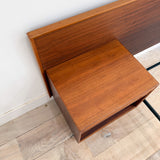 Westnofa Teak Queen Size Bed + Nightstands