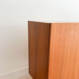 Teak + Walnut Media Cabinet/Credenza