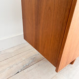 Teak + Walnut Media Cabinet/Credenza