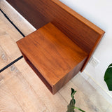 Westnofa Teak Queen Size Bed + Nightstands
