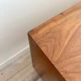 Teak + Walnut Media Cabinet/Credenza