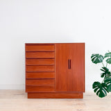 Westnofa Teak Armoire (A)