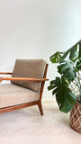 Pair of Mel Smilow Rail Back Lounge Chairs