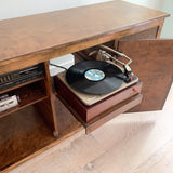Vintage Console w/ Turntable + Speakers