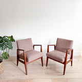 Pair of Jens Risom Occasional Chairs