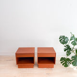 Pair of Westnofa Teak Nightstands