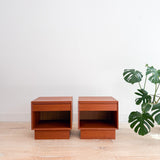 Pair of Westnofa Teak Nightstands