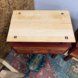 Padauk and Maple End Tables (Pair)