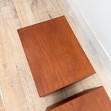 Pair of Westnofa Teak Nightstands