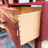 Padauk and Maple End Tables (Pair)