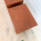 Pair of Westnofa Teak Nightstands