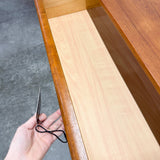 Jesper Danish Teak 5 Drawer Dresser