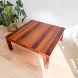 Vintage Parsons Style Square Coffee Table