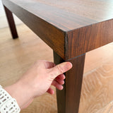 Vintage Parsons Style Square Coffee Table