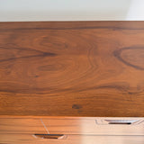 Mid Century Walnut Highboy Dresser
