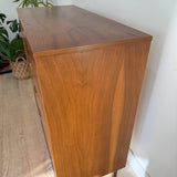 Mid Century Walnut Highboy Dresser