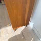 Mid Century Walnut Highboy Dresser