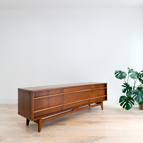 Mid Century Walnut Sideboard by Young