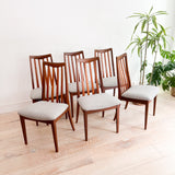 Set of Teak + Rosewood Dining Chairs by G Plan