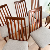 Set of Teak + Rosewood Dining Chairs by G Plan