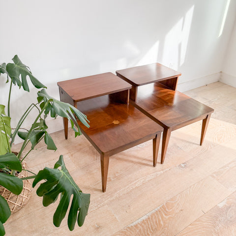Pair of Mersman Step Tables