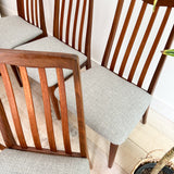 Set of Teak + Rosewood Dining Chairs by G Plan