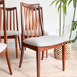 Set of Teak + Rosewood Dining Chairs by G Plan