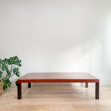 Vintage Parsons Style Rectangular Coffee Table