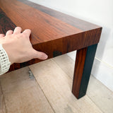 Vintage Parsons Style Rectangular Coffee Table