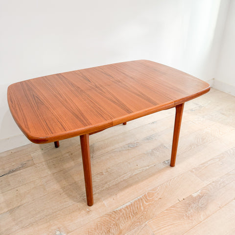 Danish Teak Petite Butterfly Leaf Dining Table