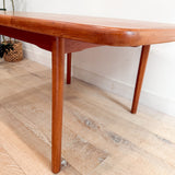Danish Teak Petite Butterfly Leaf Dining Table