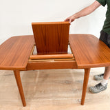 Danish Teak Petite Butterfly Leaf Dining Table