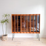 Sculpted Front Curio Cabinet