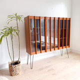 Sculpted Front Curio Cabinet