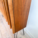 Sculpted Front Curio Cabinet