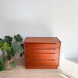 Danish Teak Vanity by Nils Jonsson for Torring