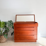 Danish Teak Vanity by Nils Jonsson for Torring