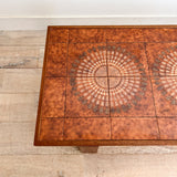 Vintage Teak Tile Top Coffee Table