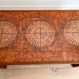 Vintage Teak Tile Top Coffee Table