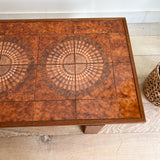 Vintage Teak Tile Top Coffee Table