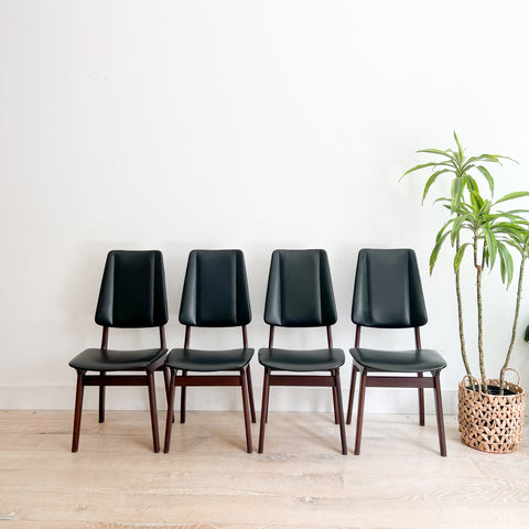 Set of 4 Rosewood Dining Chairs