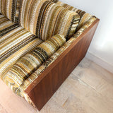 Vintage Walnut Case Sofa by Forecast