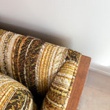 Vintage Walnut Case Sofa by Forecast