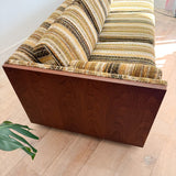 Vintage Walnut Case Sofa by Forecast