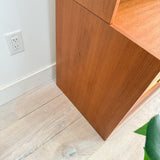 Danish Teak 2 Part Hutch by Domino Mobler