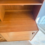Danish Teak 2 Part Hutch by Domino Mobler