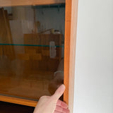Danish Teak 2 Part Hutch by Domino Mobler