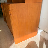 Danish Teak 2 Part Hutch by Domino Mobler