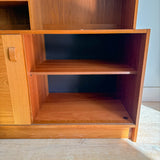 Danish Teak 2 Part Hutch by Domino Mobler