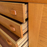 Danish Teak 2 Part Hutch by Domino Mobler